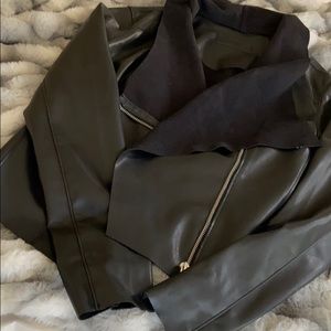 Blanknyc draped Moto jacket m